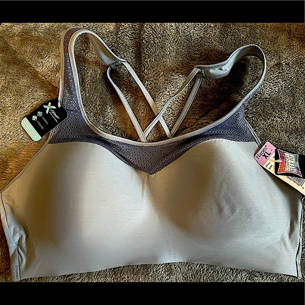 Blue Sports Bra